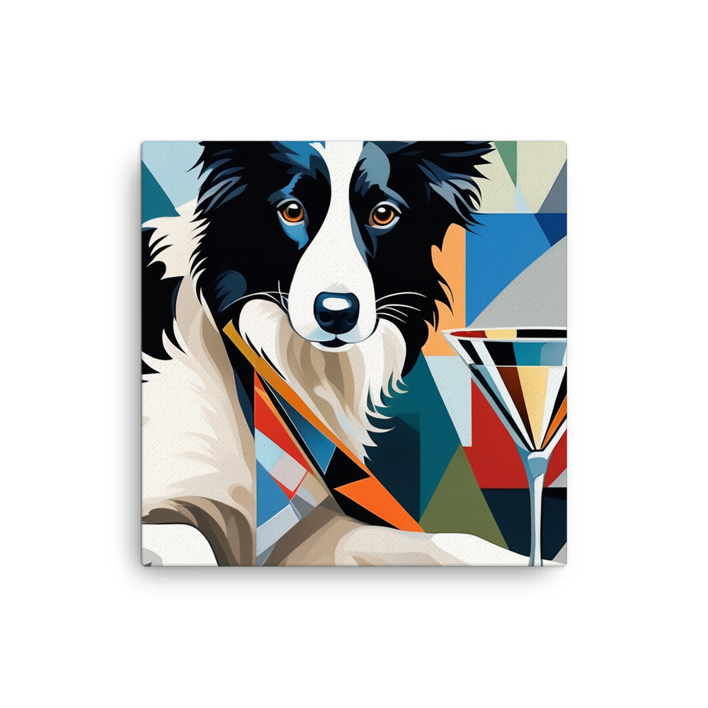 PugMug Custom Border Collie Canvas
