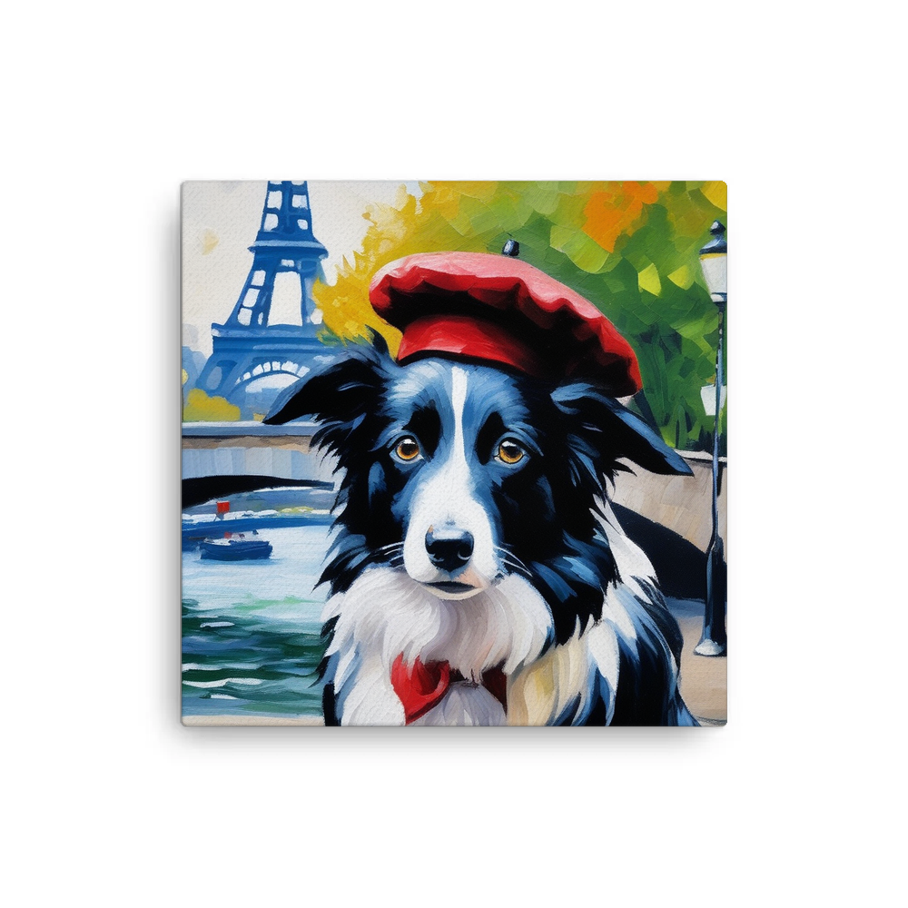 PugMug Custom Border Collie Canvas