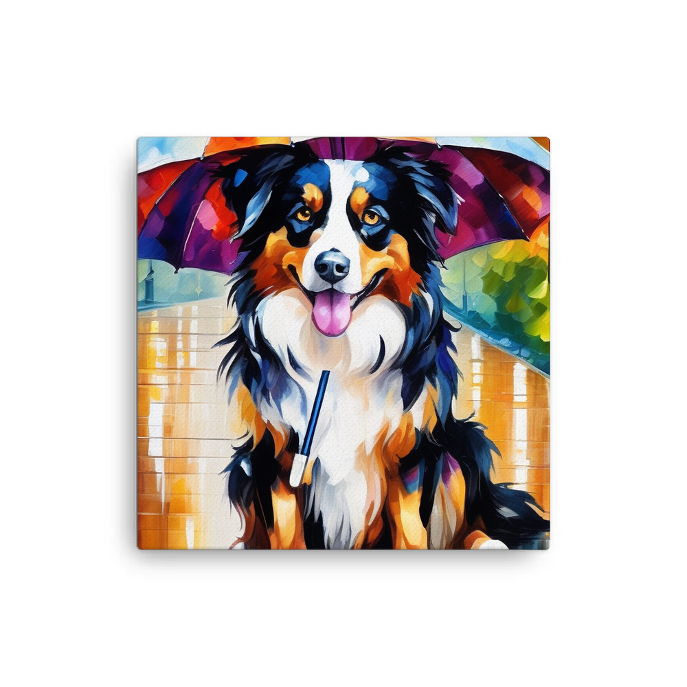 PugMug Custom Miniature American Shepherd Canvas