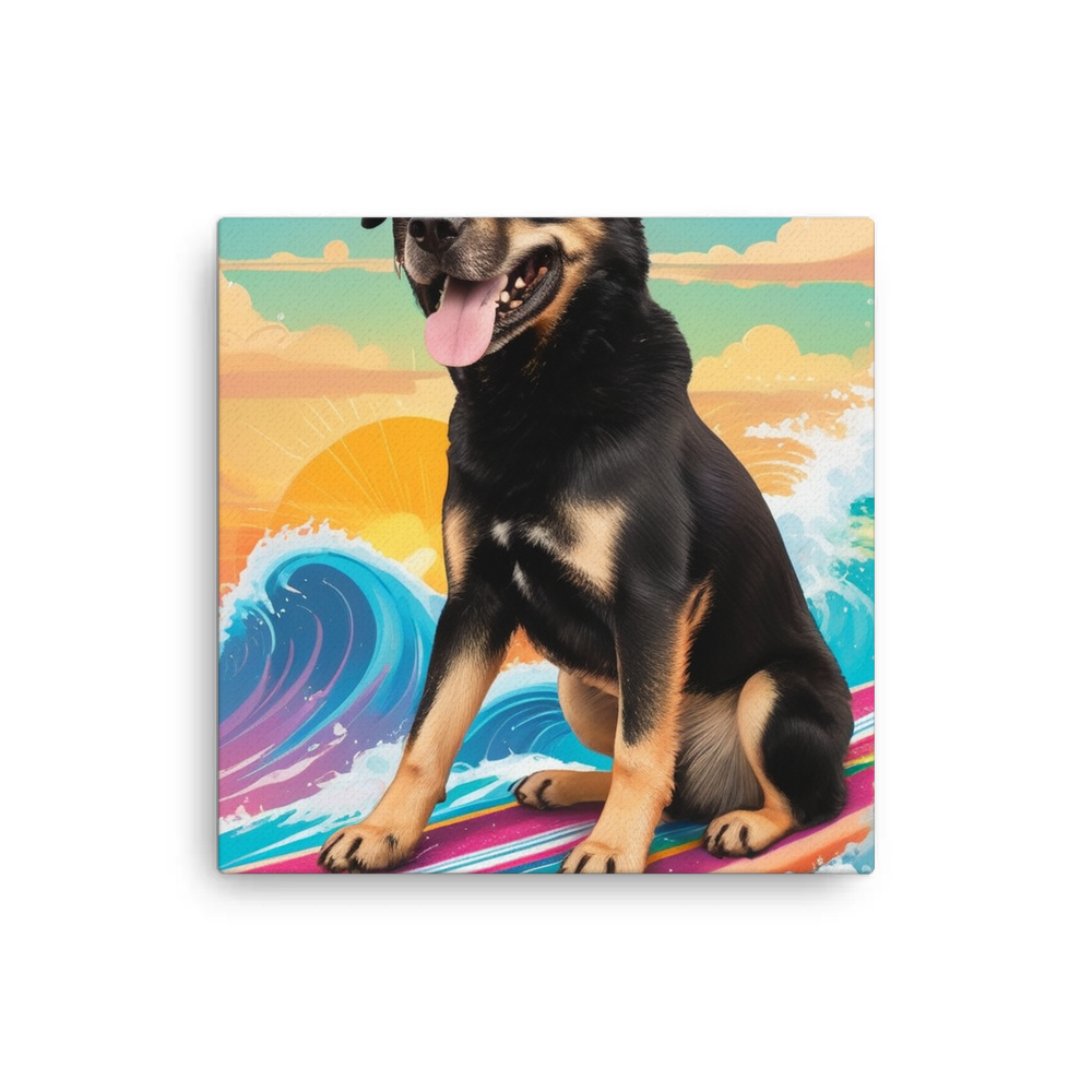 PugMug Custom Blue Canvas