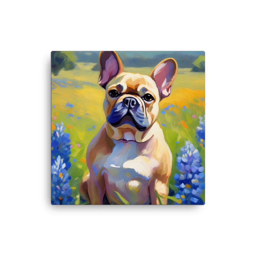 PugMug Custom Tan French Bulldog Canvas