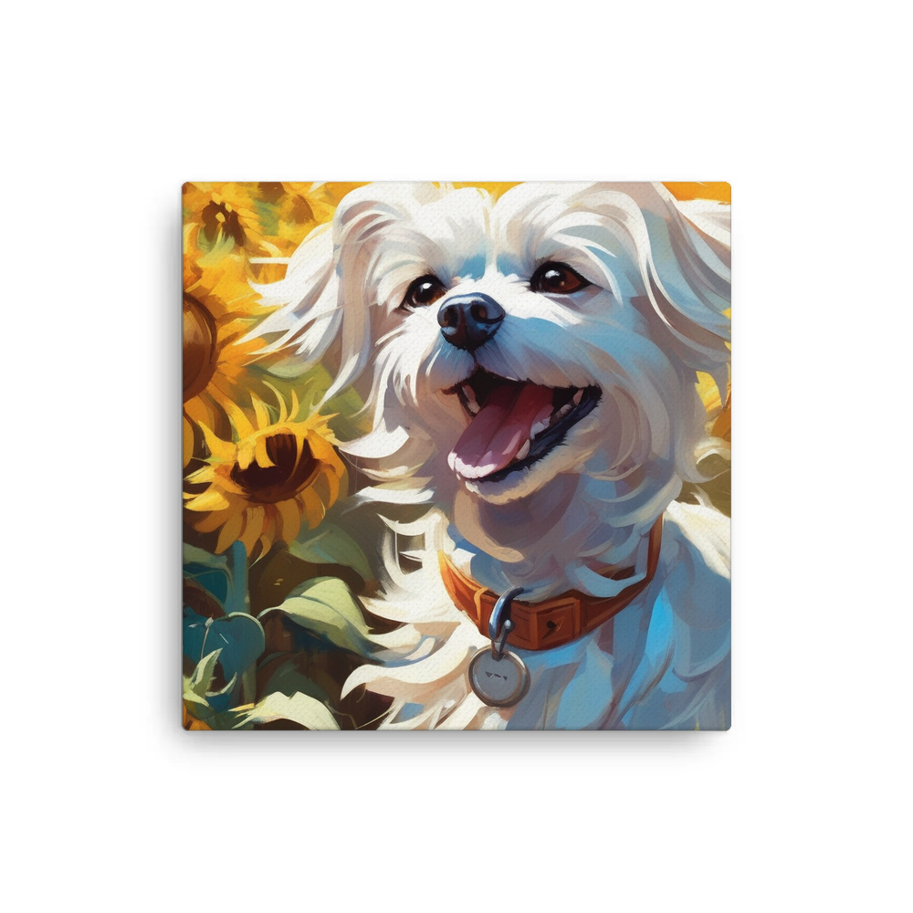 PugMug Custom Maltese Dog Canvas