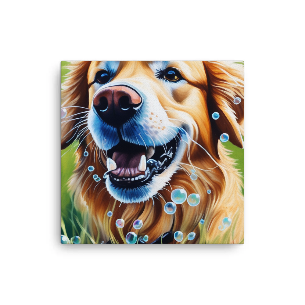 PugMug Custom Golden Retriever Canvas