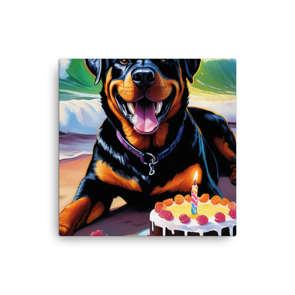 PugMug Custom Rottweiler Canvas