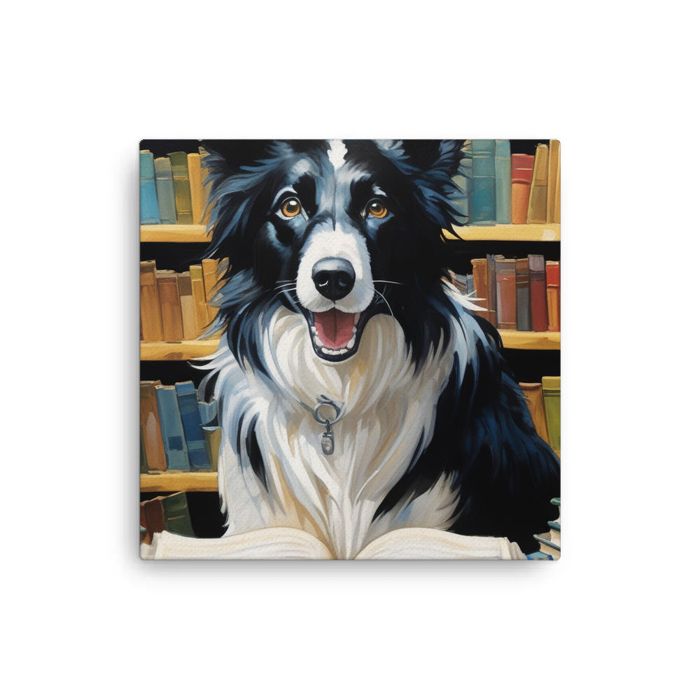 PugMug Custom Border Collie Canvas