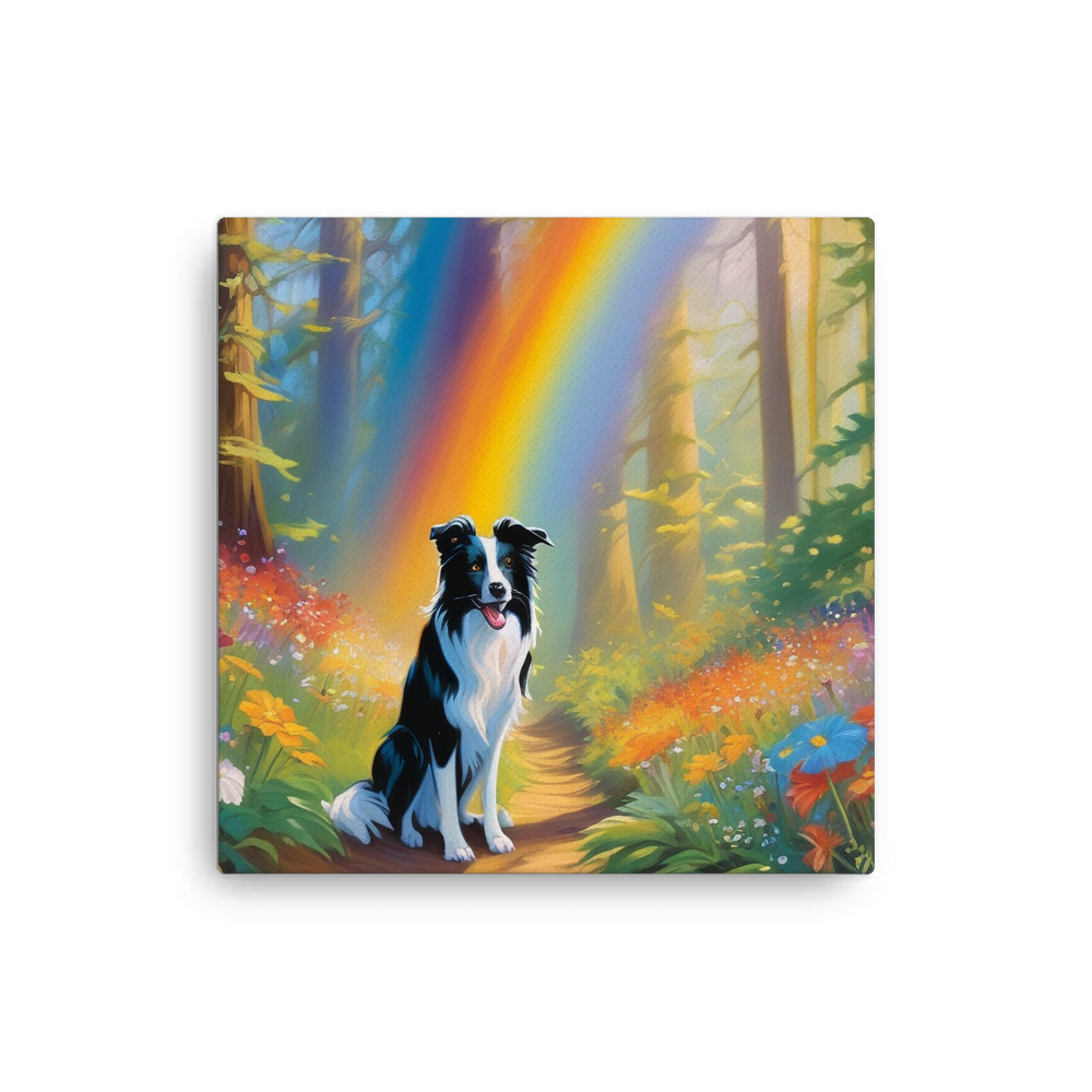 PugMug Custom Border Collie Canvas
