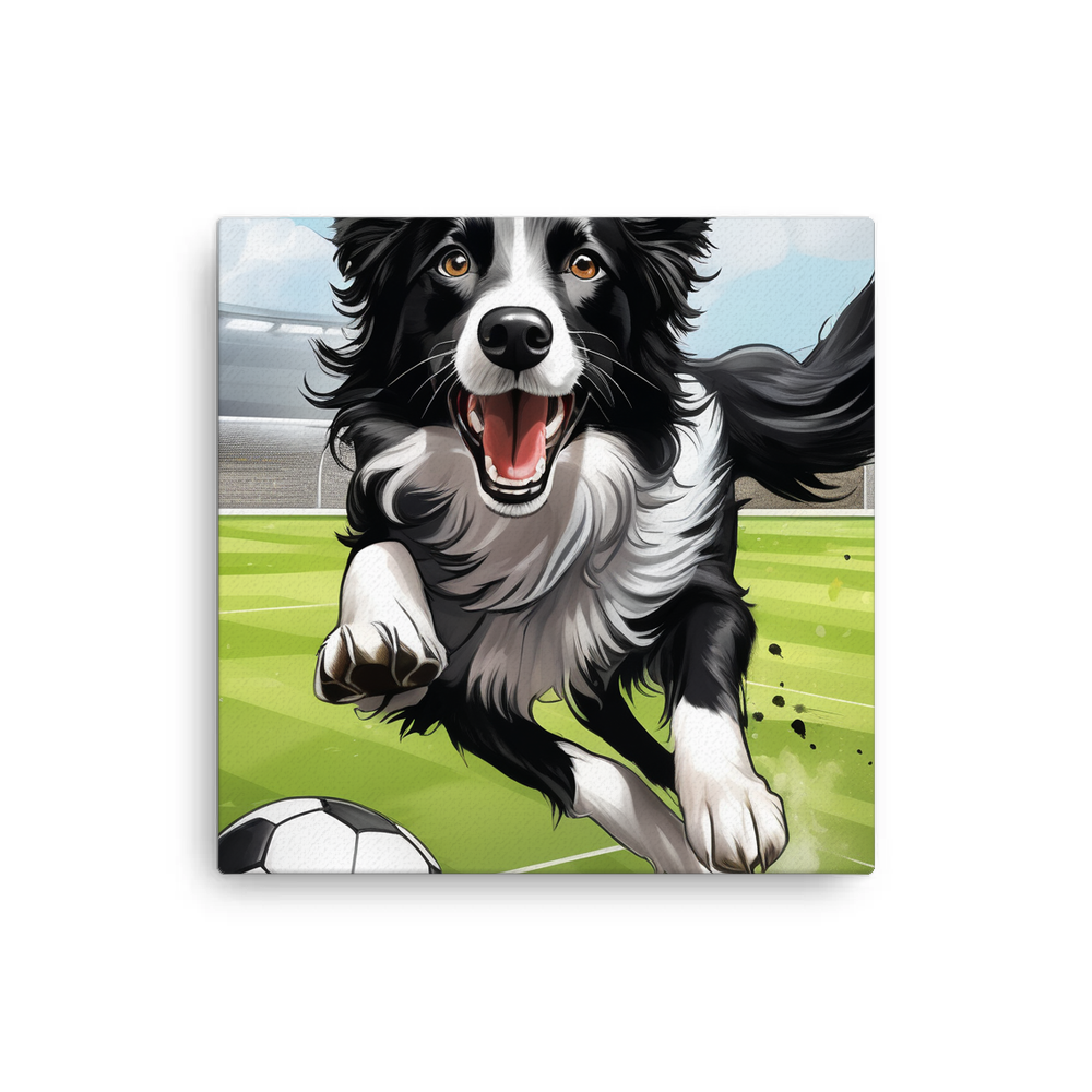 PugMug Custom Border Collie Canvas