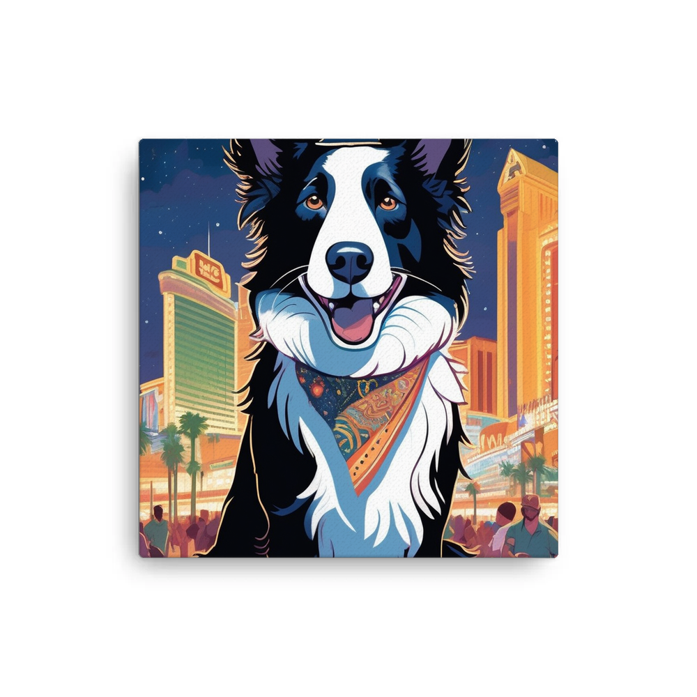PugMug Custom Border Collie Canvas