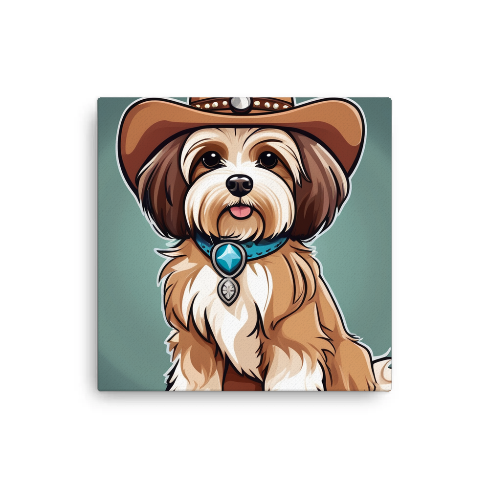 PugMug Custom Tan Havanese Dog Canvas