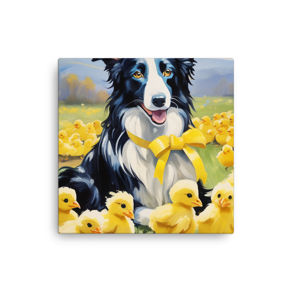 PugMug Custom Border Collie Canvas