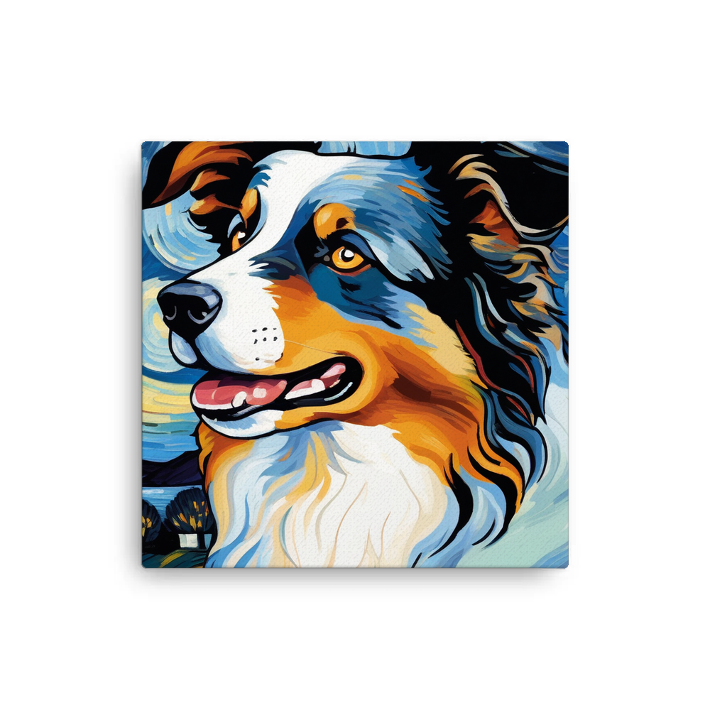 PugMug Custom Australian Shepherd Dog Canvas