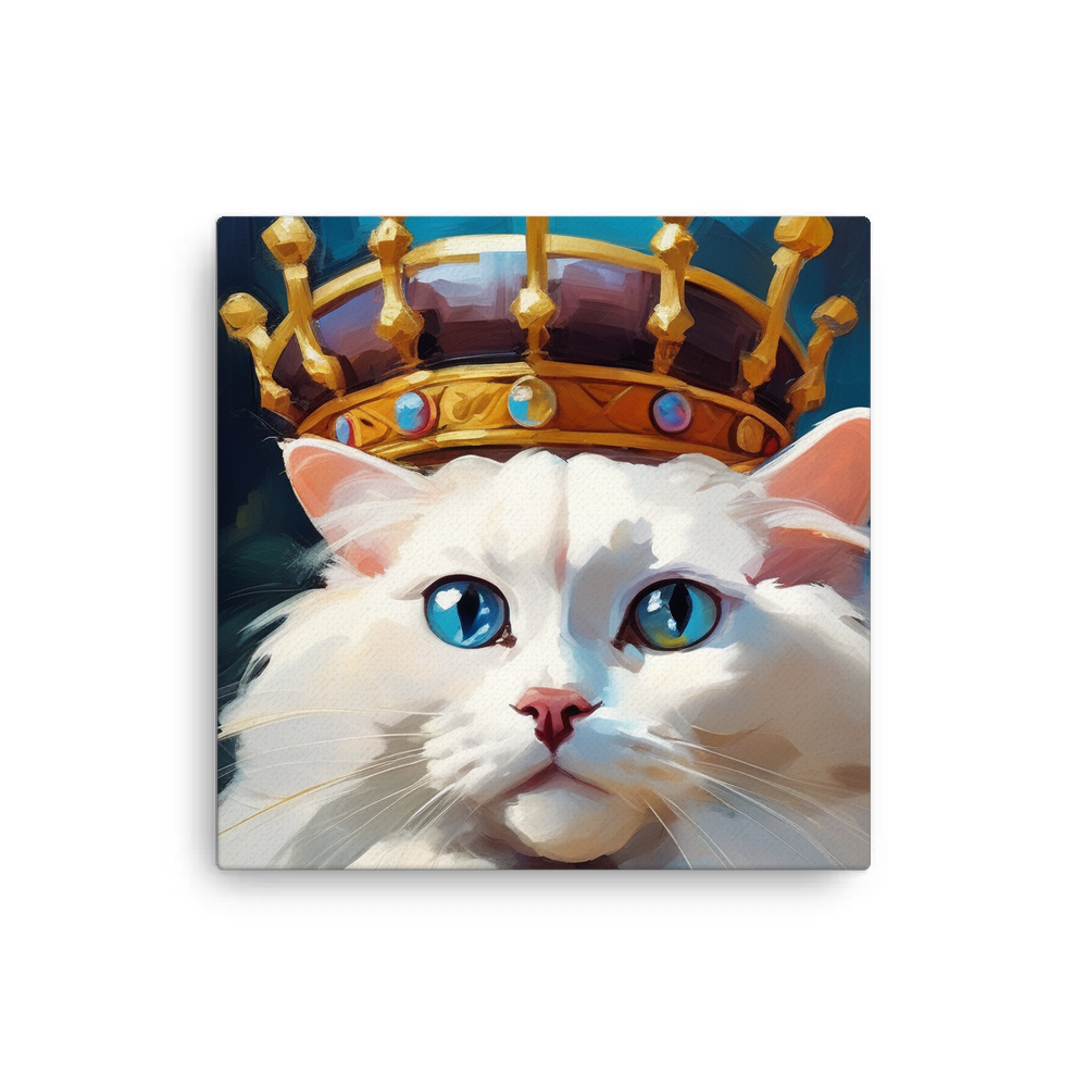 PugMug Custom White Ragdoll Cat Canvas