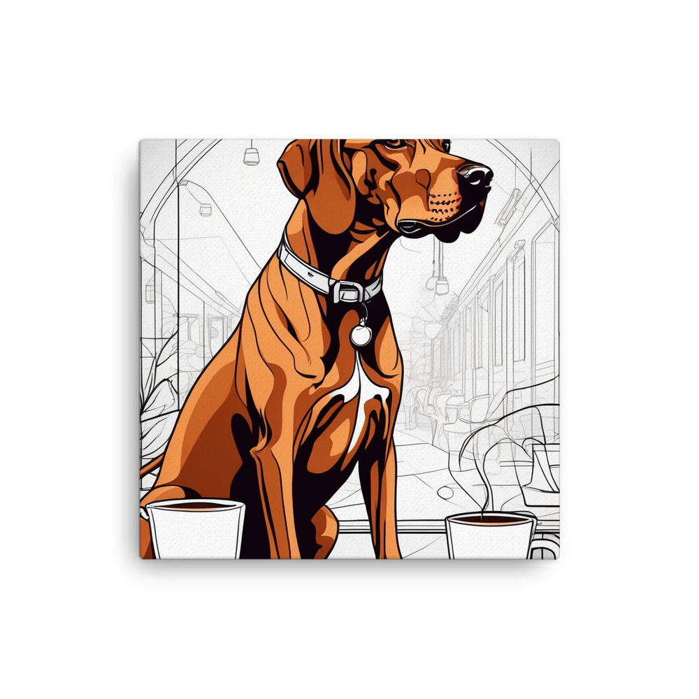 PugMug Custom Rhodesian Ridgeback Canvas