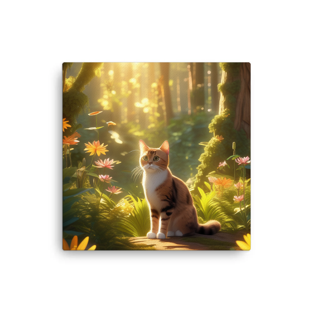 PugMug Custom Tabby Exotic Cat Canvas