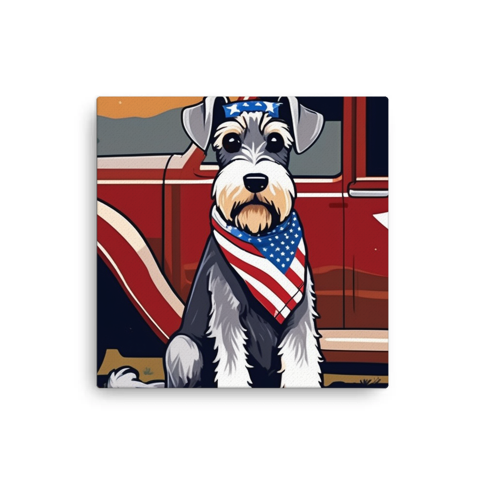 PugMug Custom Miniature Schnauzer Canvas
