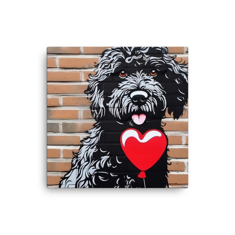 PugMug Custom Portuguese Water Dog Canvas