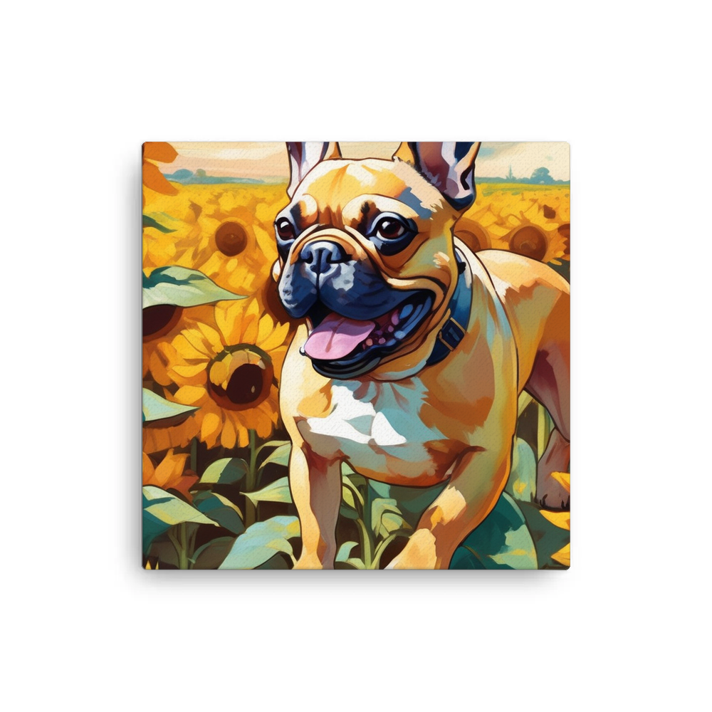 PugMug Custom Tan French Bulldog Canvas