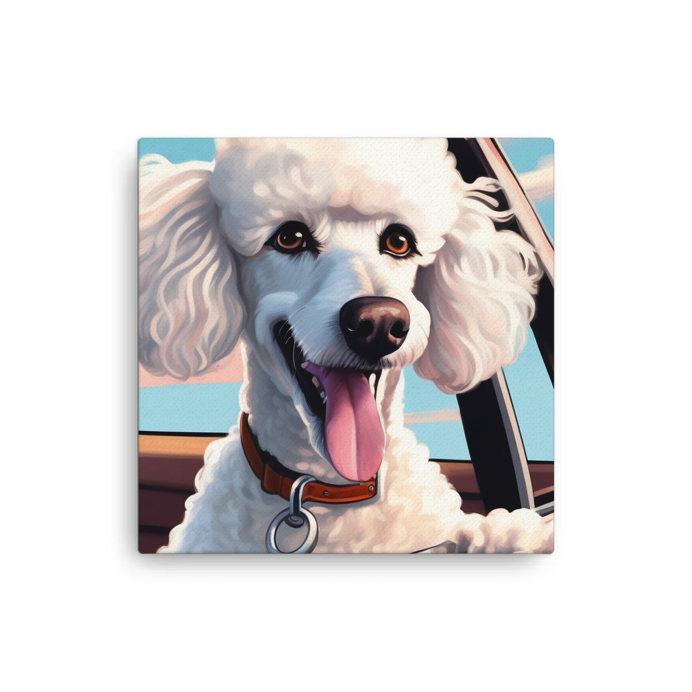 PugMug Custom White Poodle Canvas