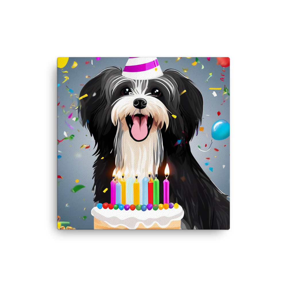 PugMug Custom Black-and-white Havanese Dog Canvas