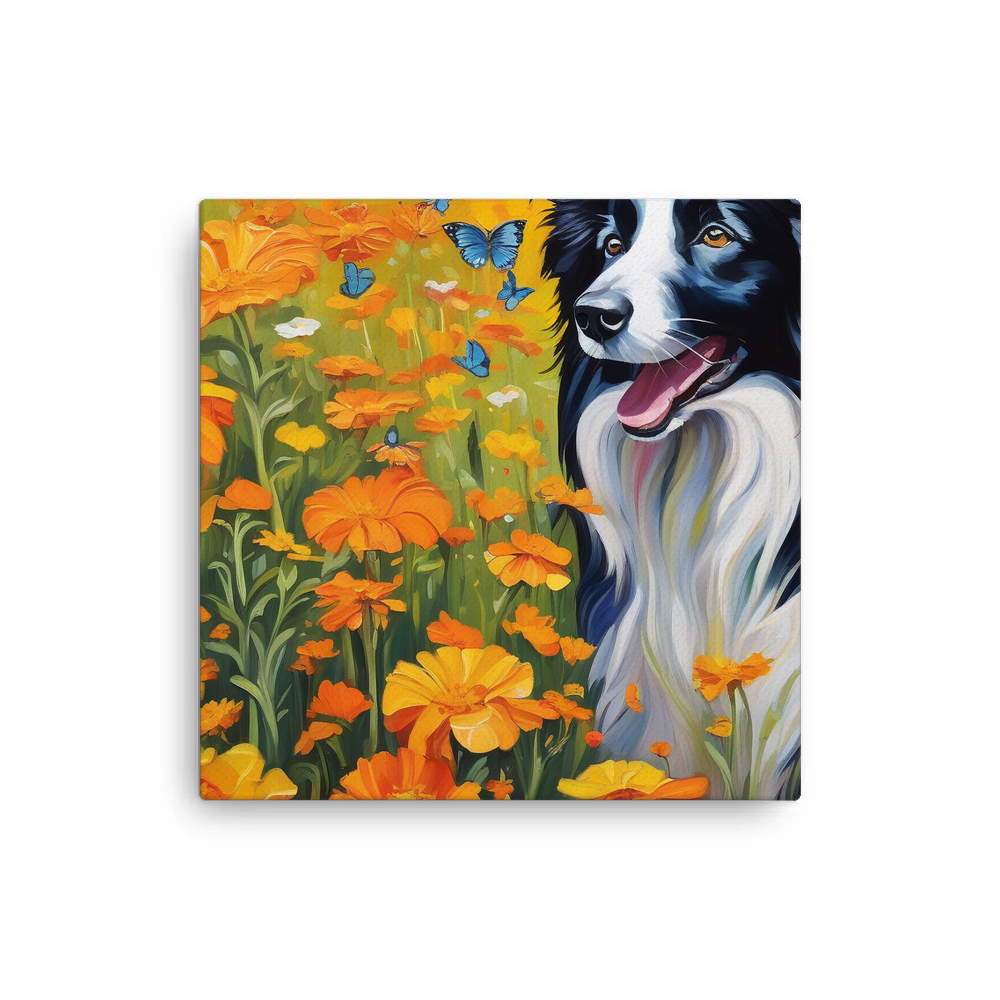 PugMug Custom Border Collie Canvas
