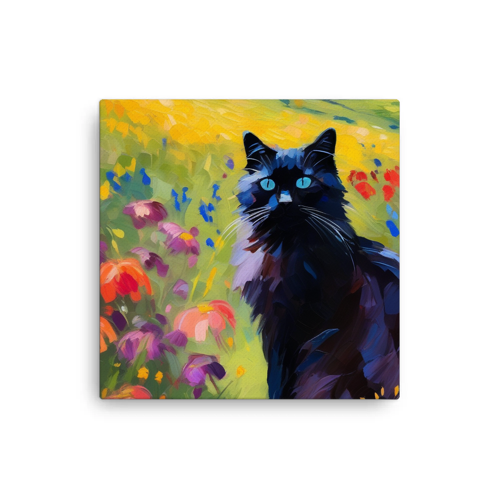 PugMug Custom Black Ragdoll Cat Canvas
