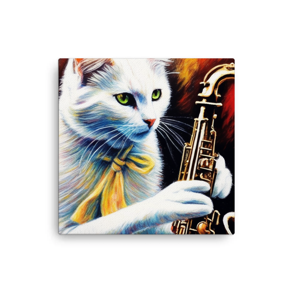 PugMug Custom White Companion Cat Canvas