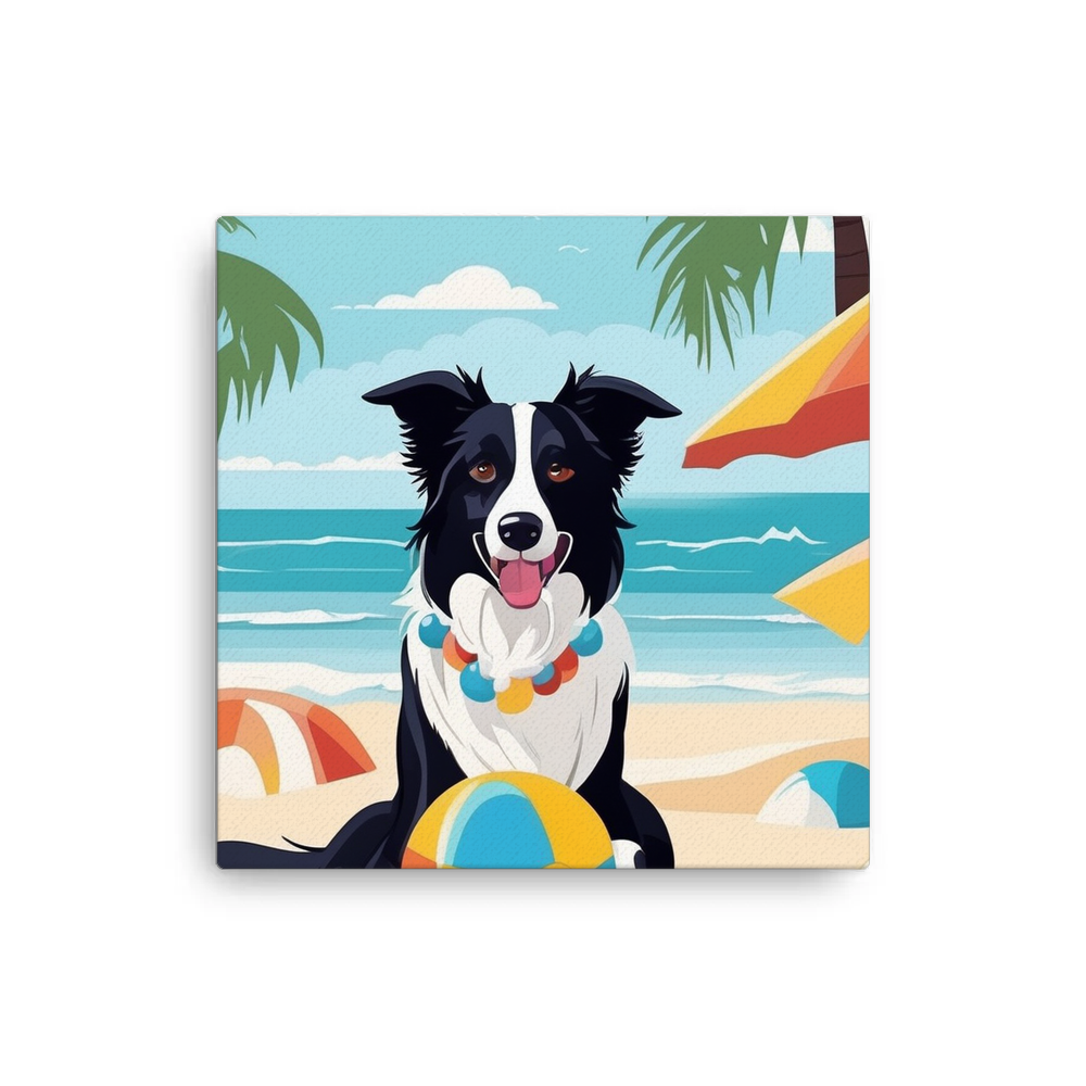 PugMug Custom Border Collie Canvas