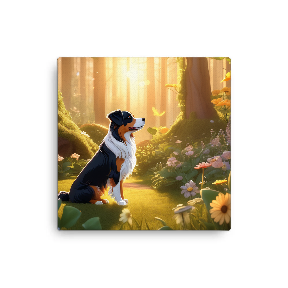 PugMug Custom Miniature American Shepherd Canvas