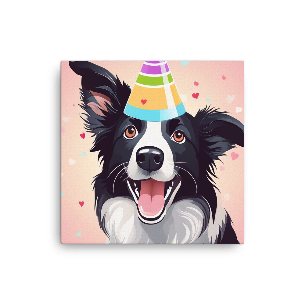 PugMug Custom Border Collie Canvas