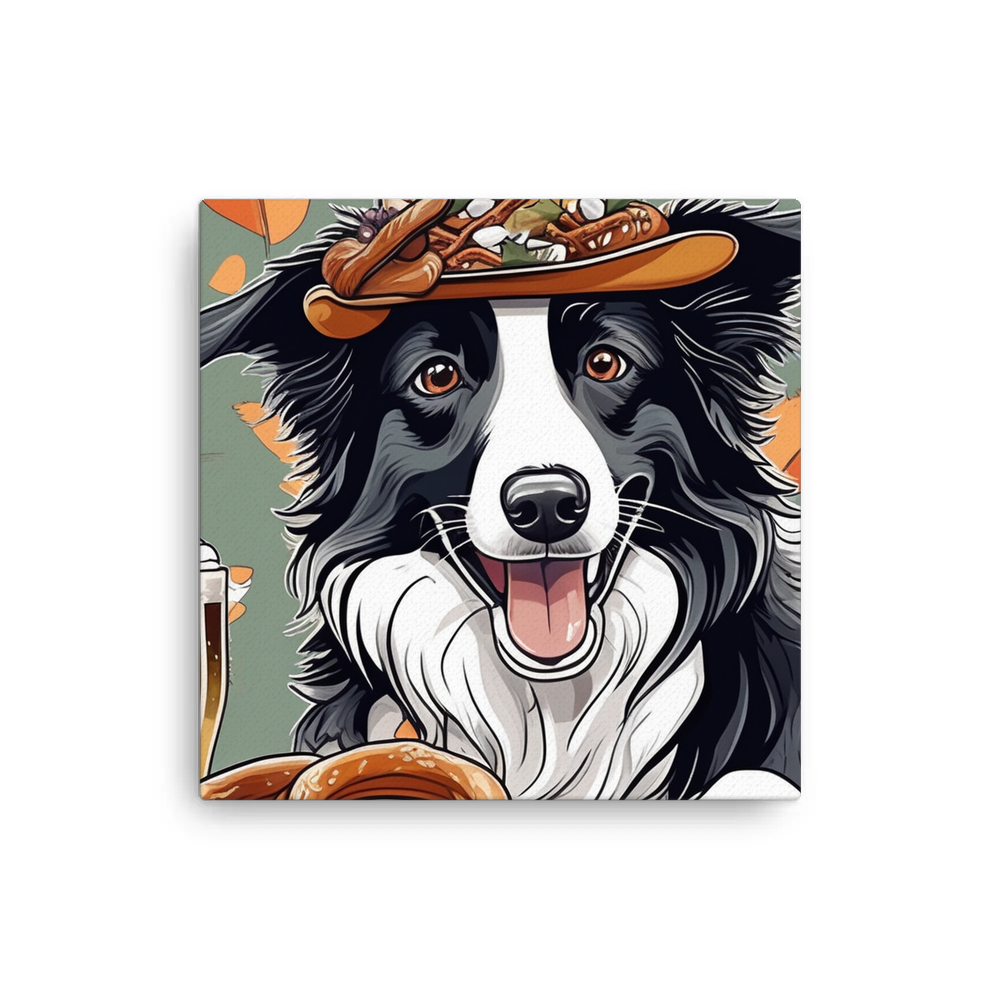 PugMug Custom Border Collie Canvas