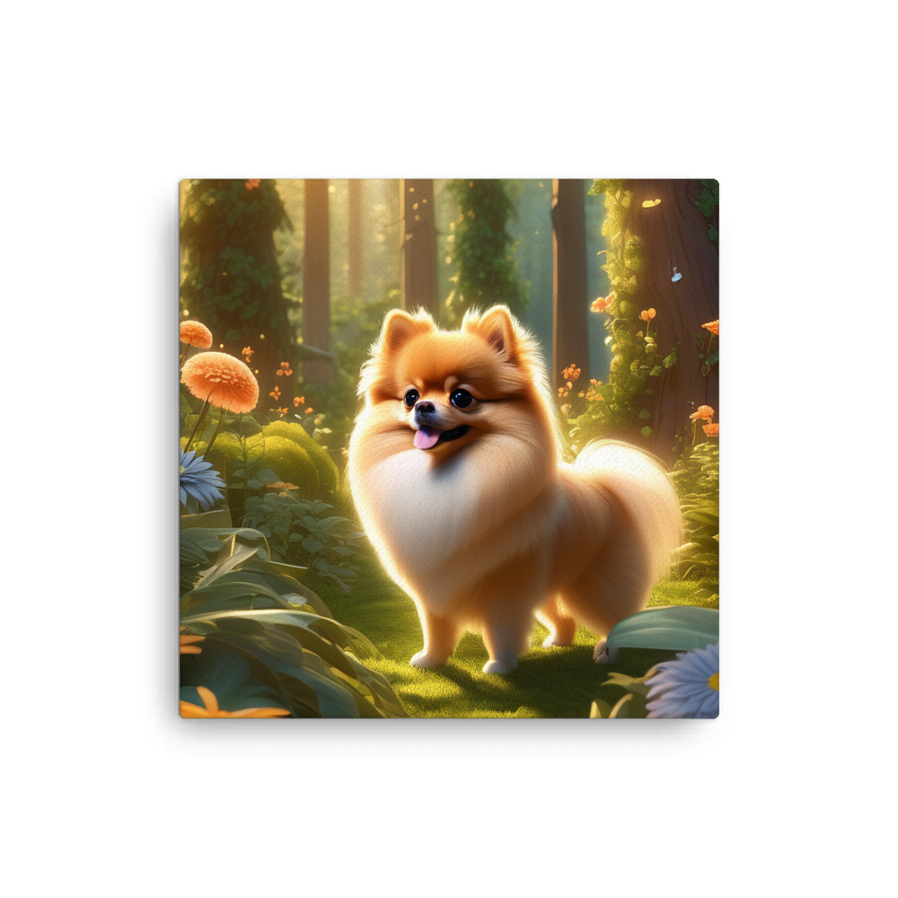 PugMug Custom Tan Pomeranian Canvas