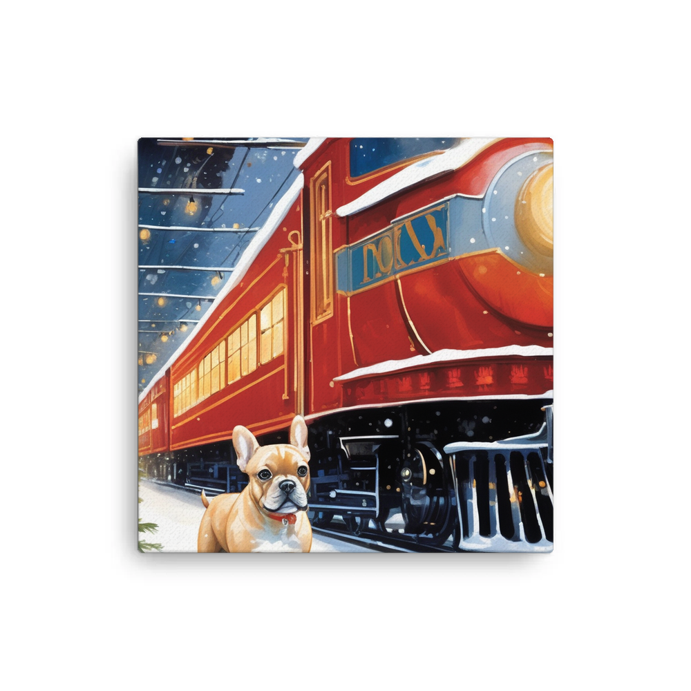 PugMug Custom Tan French Bulldog Canvas