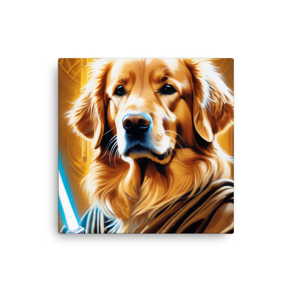 PugMug Custom Golden Retriever Canvas