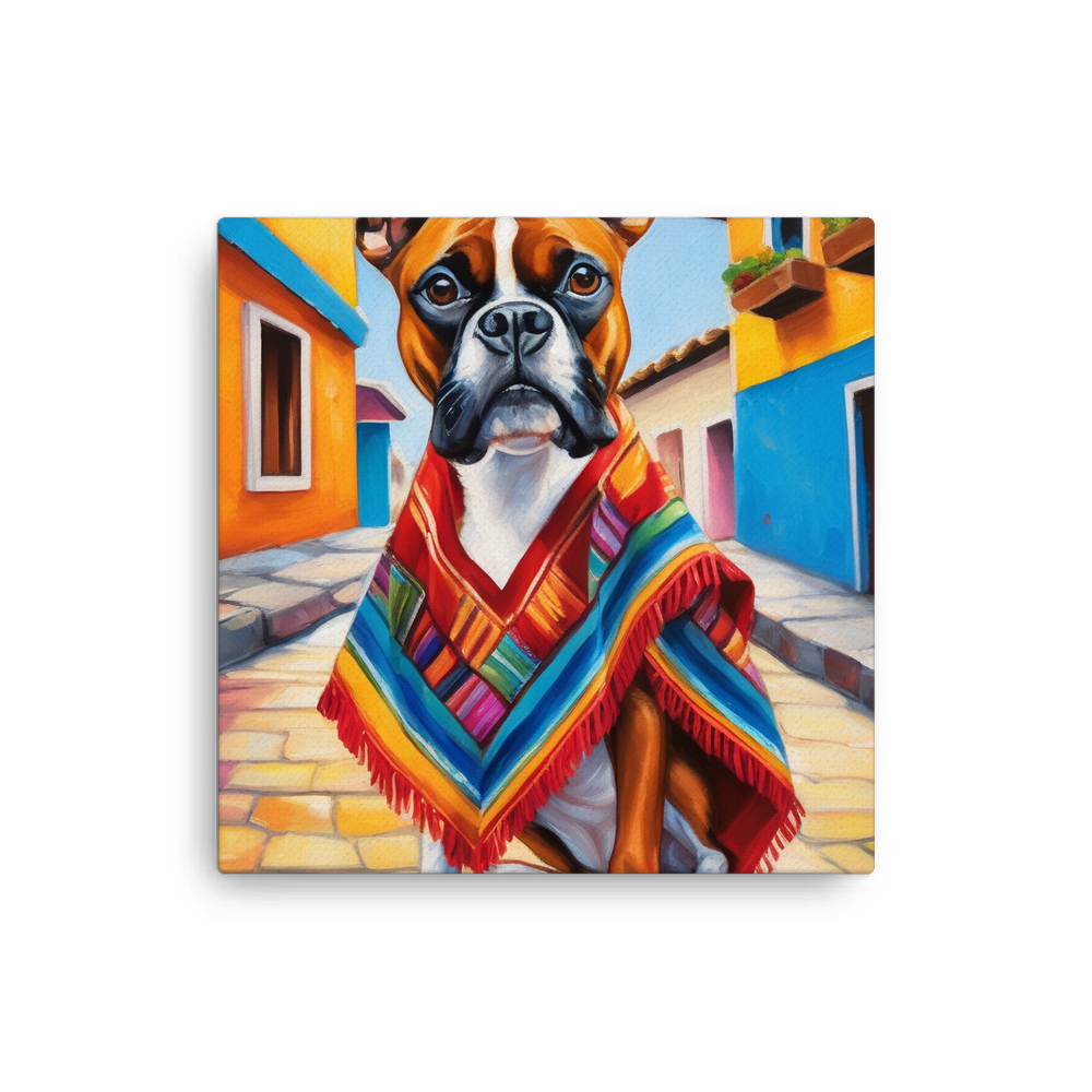 PugMug Custom Boxer Dog Canvas