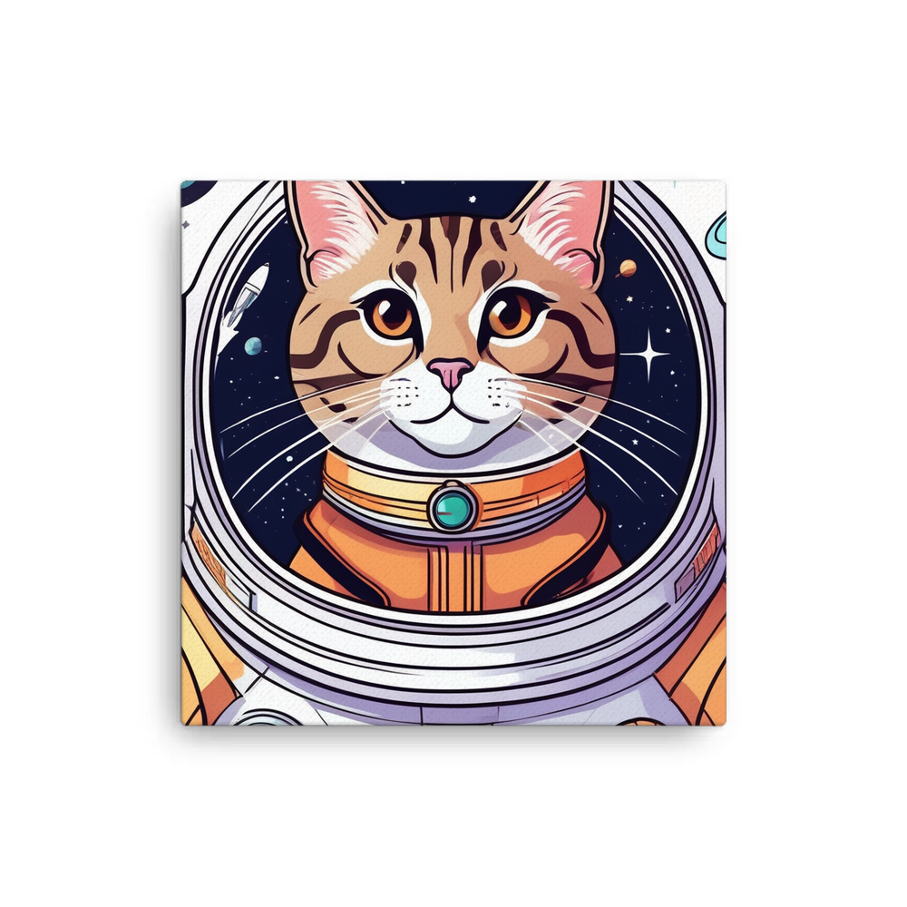 PugMug Custom Tabby Exotic Cat Canvas