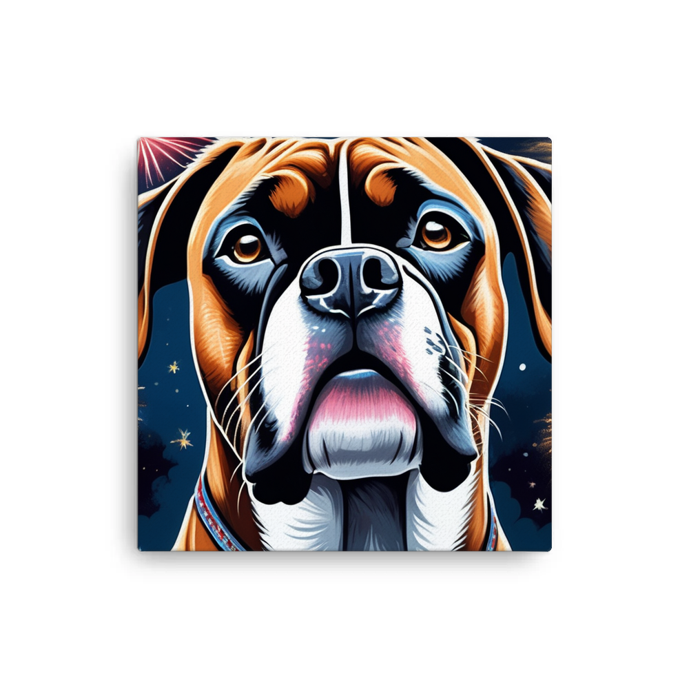 PugMug Custom Boxer Dog Canvas