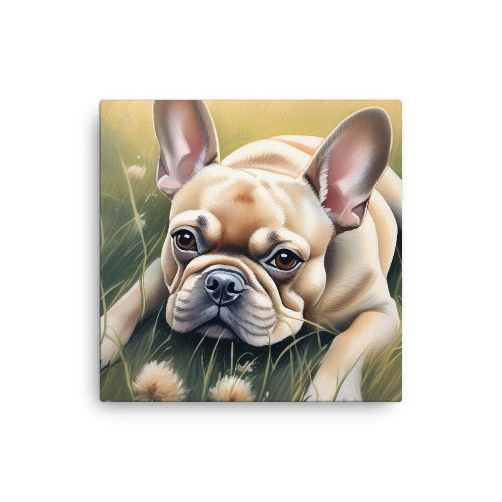 PugMug Custom Tan French Bulldog Canvas