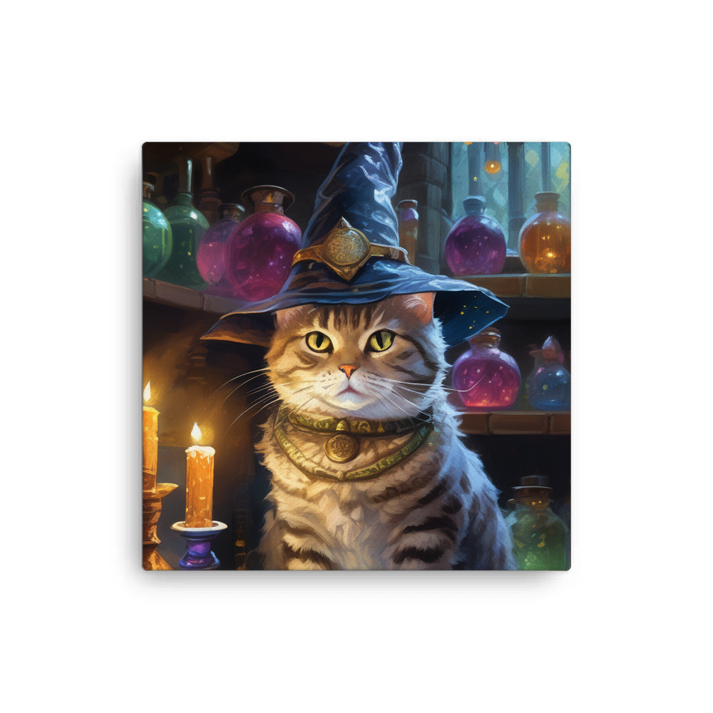 PugMug Custom Tabby American Shorthair Cat Canvas