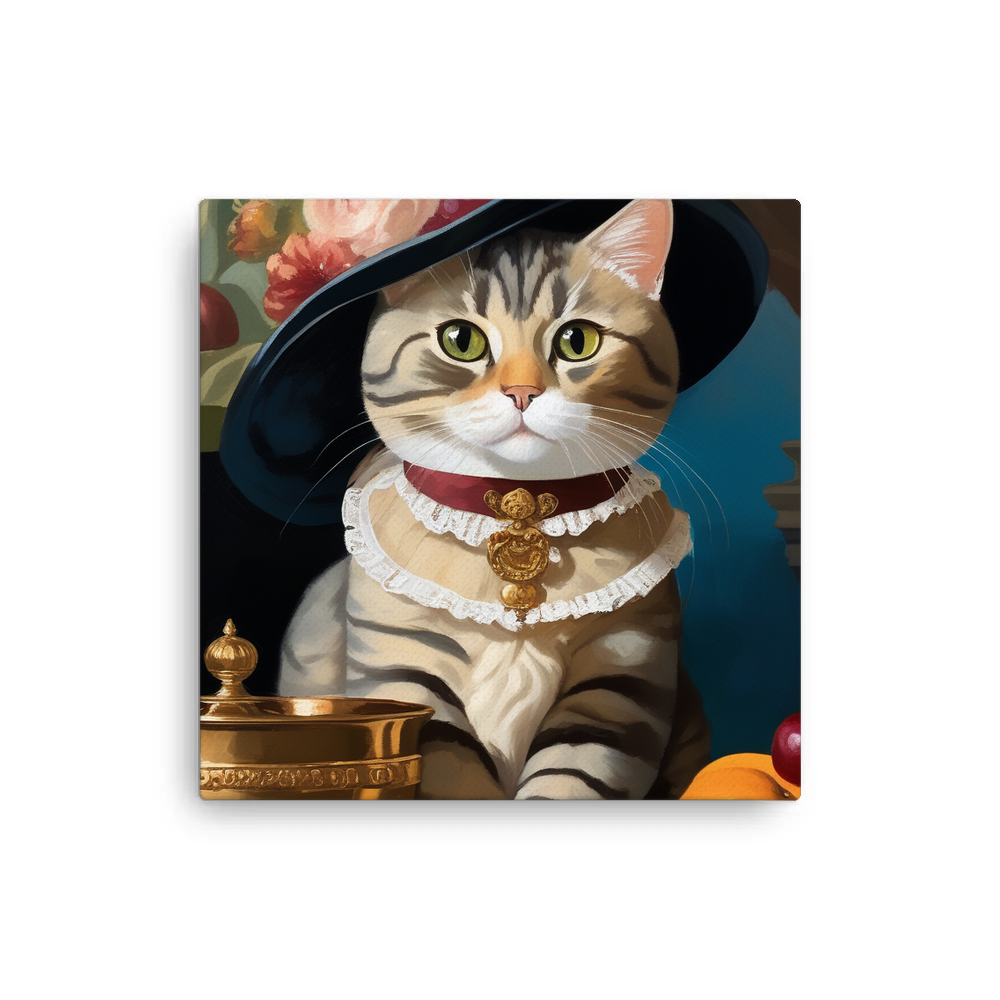 PugMug Custom Tabby British Shorthair Cat Canvas