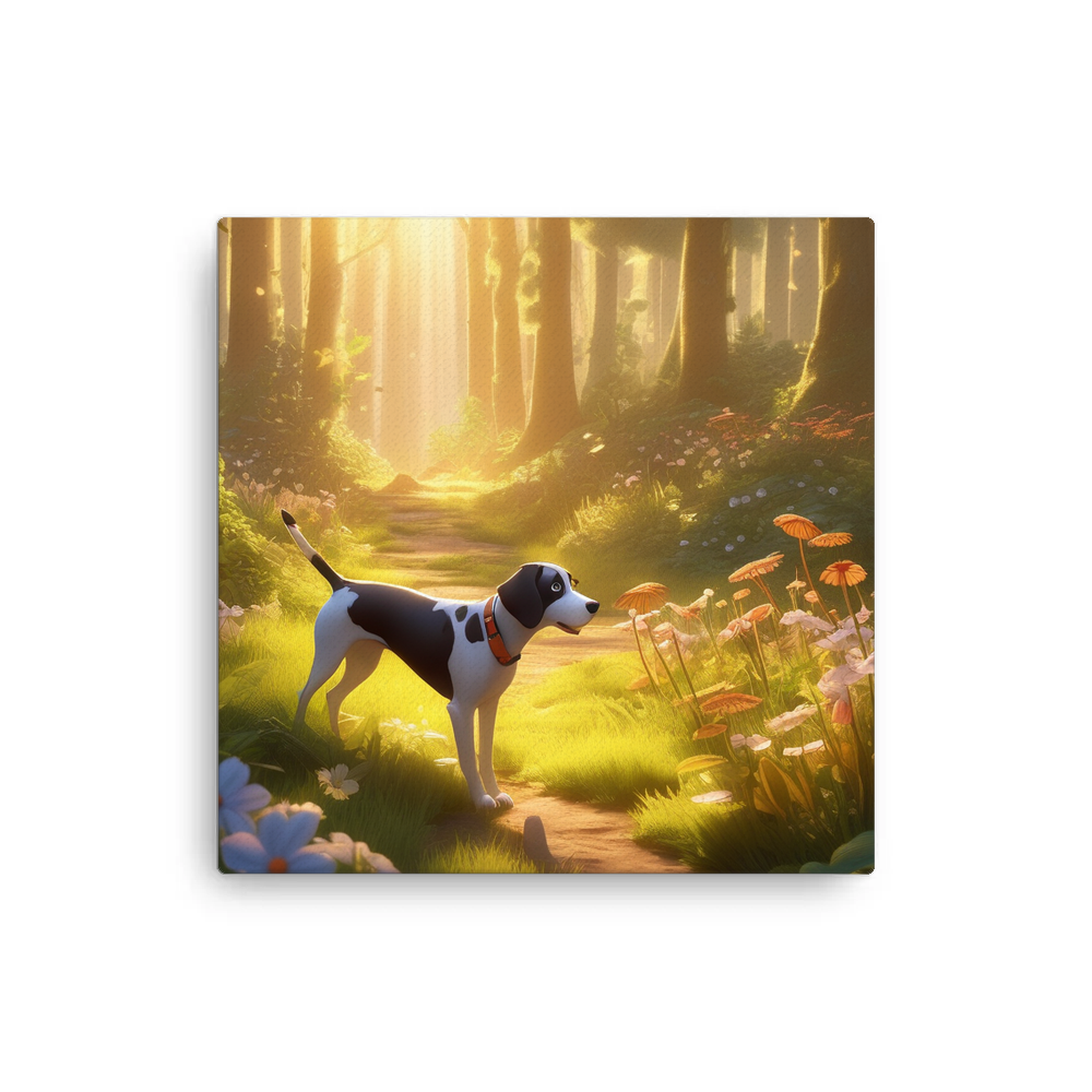 PugMug Custom Pointer Dog Canvas