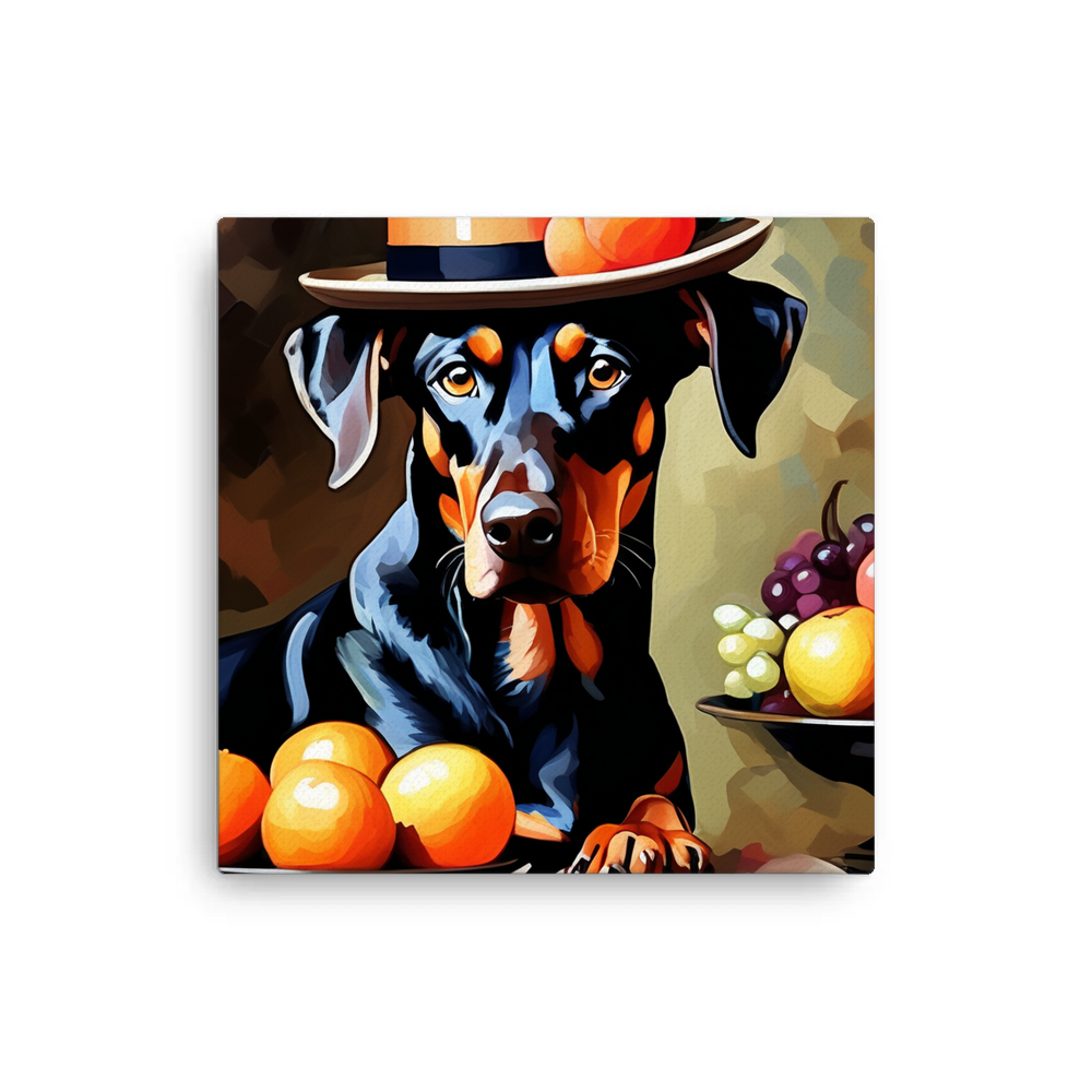 PugMug Custom Doberman Pinscher Canvas