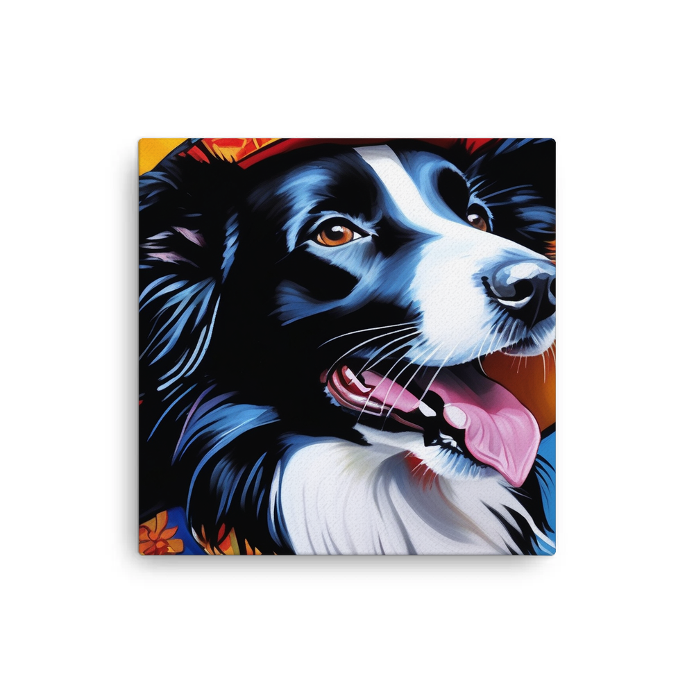 PugMug Custom Border Collie Canvas