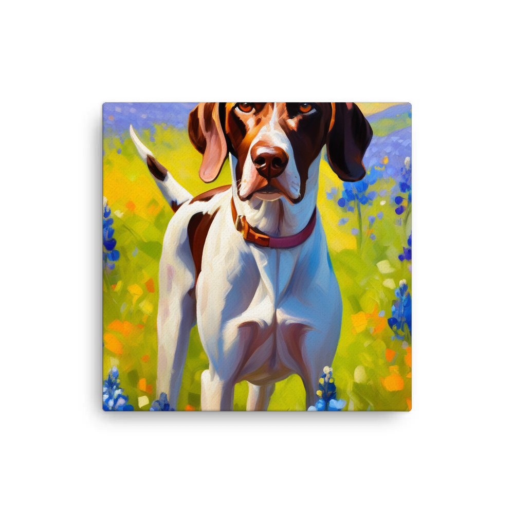 PugMug Custom Pointer Dog Canvas