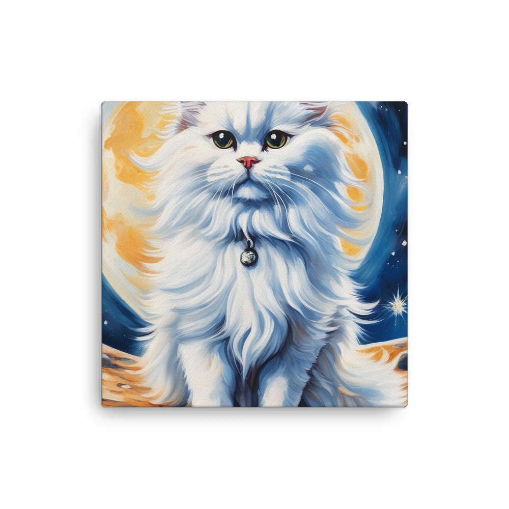 PugMug Custom White Persian Cat Canvas