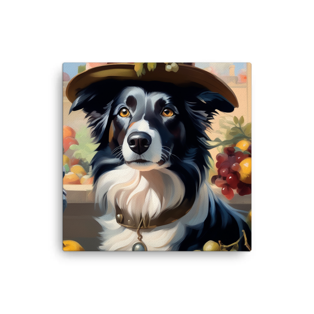PugMug Custom Border Collie Canvas
