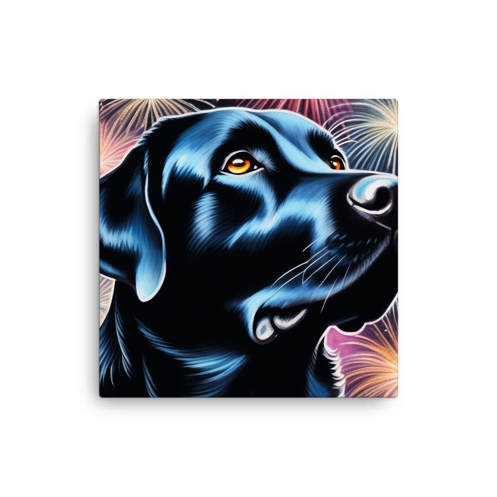 PugMug Custom Black Labrador Retriever Canvas