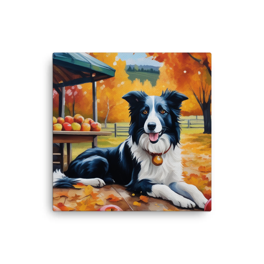PugMug Custom Border Collie Canvas