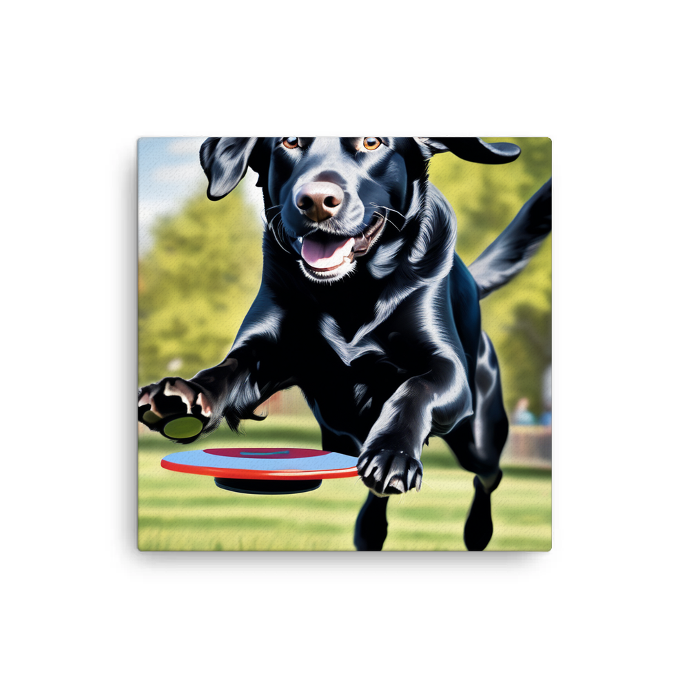 PugMug Custom Black Labrador Retriever Canvas