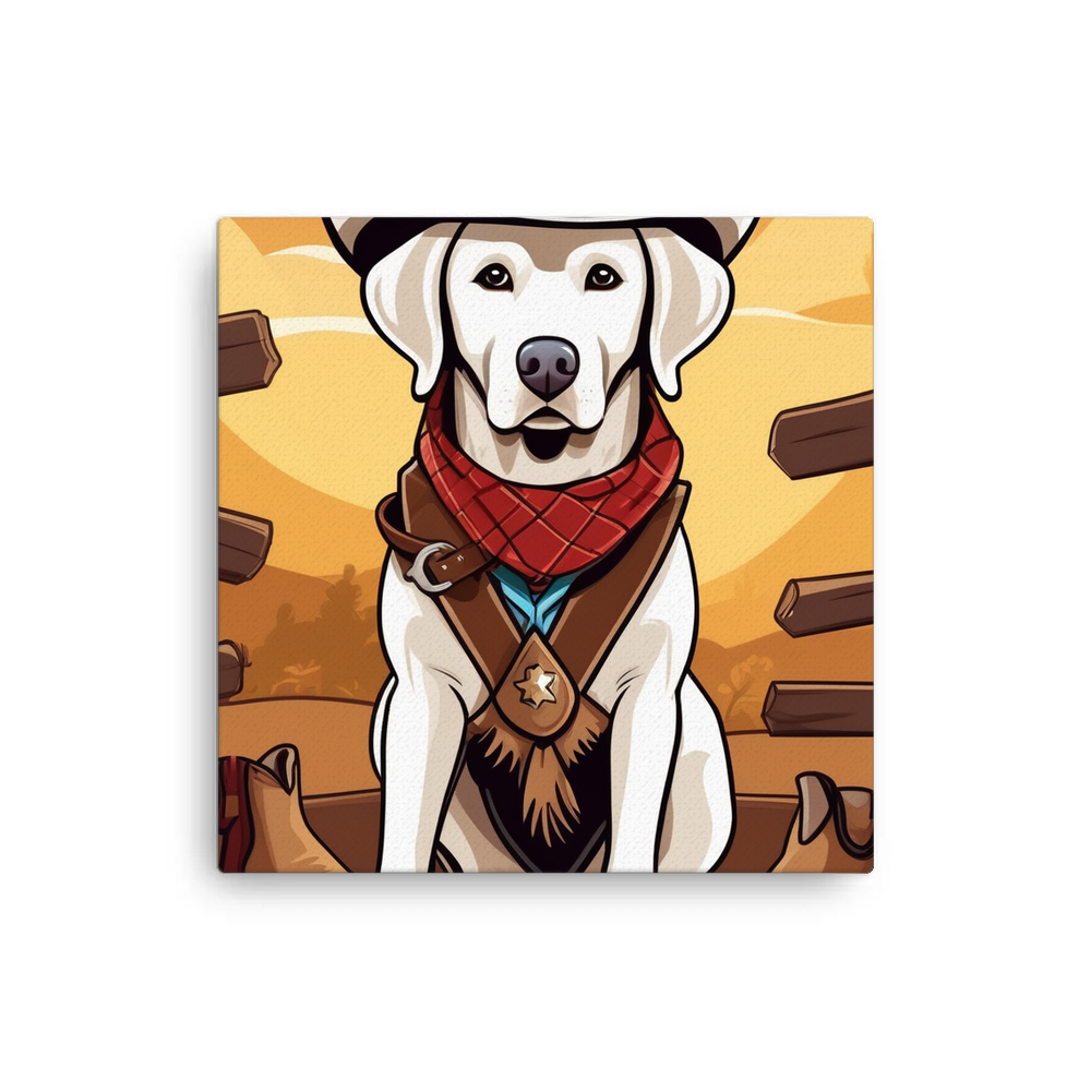PugMug Custom White Labrador Retriever Canvas