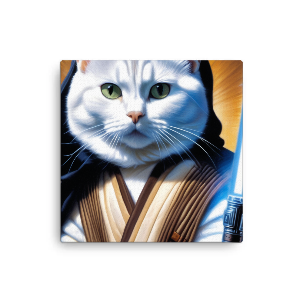 PugMug Custom White American Shorthair Cat Canvas